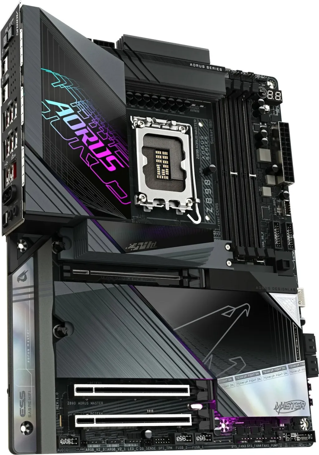 Pllakë amë Gigabyte Z890 AORUS MASTER, ATX, LGA 1851, DDR5, e zezë - 4