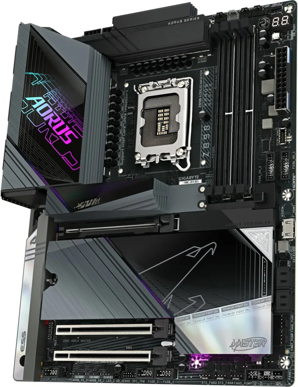 Pllakë amë Gigabyte Z890 AORUS MASTER, ATX, LGA 1851, DDR5, e zezë - 5