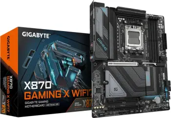 Pllakë amë Gigabyte X870 GAMING X WIFI7, ATX, AM5, DDR5, Wi-Fi 7, e zezë