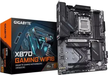 Pllakë amë Gigabyte X870 GAMING WF6, ATX, AM5, DDR5, Wi-Fi, e zezë