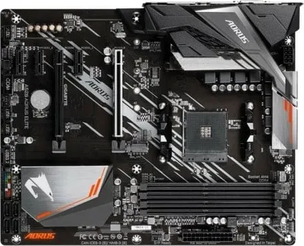 Pllakë amë Gigabyte A520 AORUS ELITE, ATX, AM4, DDR4, e zezë - 3