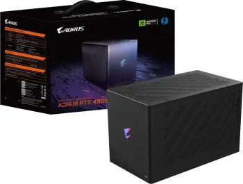 Kartelë grafike GIGABYTE VGA NVIDIA GeForce RTX 4090 AORUS GAMING BOX, RTX 4090, 24GB GDDR6X