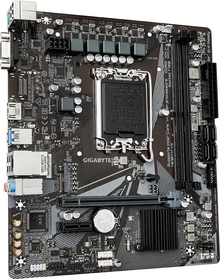 Pllakë amë GIGABYTE MB H610M H V2 DDR5 - 3