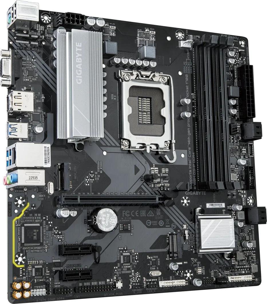 Pllakë amë Gigabyte B760M, D3HP, DDR4 - 3