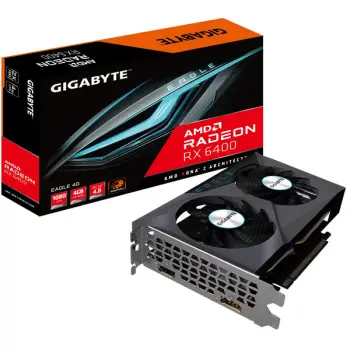 Kartelë grafike GIGABYTE RX 6400 EAGLE, 4GB, GDDR6
