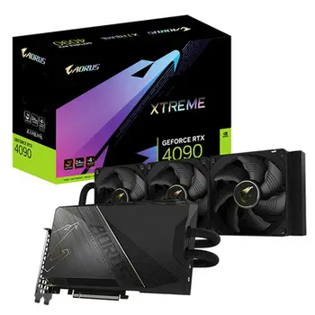 Kartelë grafike GIGABYTE VGA NVIDIA GeForce RTX 4090 AORUS XTREME WATERFORCE, 24GB GDDR6X