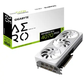 Kartelë grafike GIGABYTE VGA NVIDIA GeForce RTX 4070 SUPER AERO OC, 12GB GDDR6X