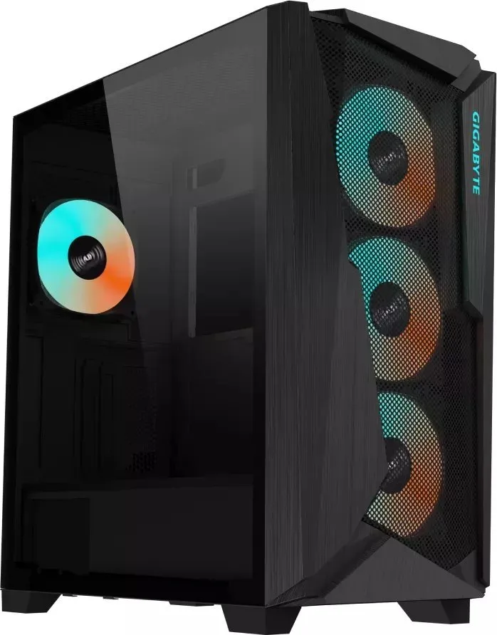 Kasë Gigabyte C301 Glass, e zezë, Midi Tower - 1
