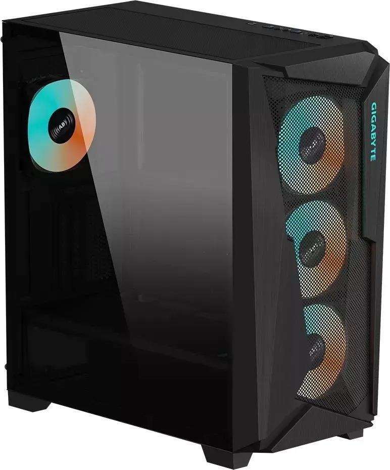 Kasë Gigabyte C301 Glass, e zezë, Midi Tower - 2
