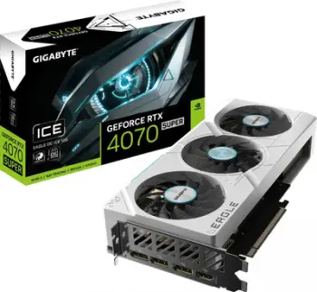Kartelë grafike Gigabyte GeForce RTX 4070 SUPER Eagle OC Ice 12GB GDDR6X