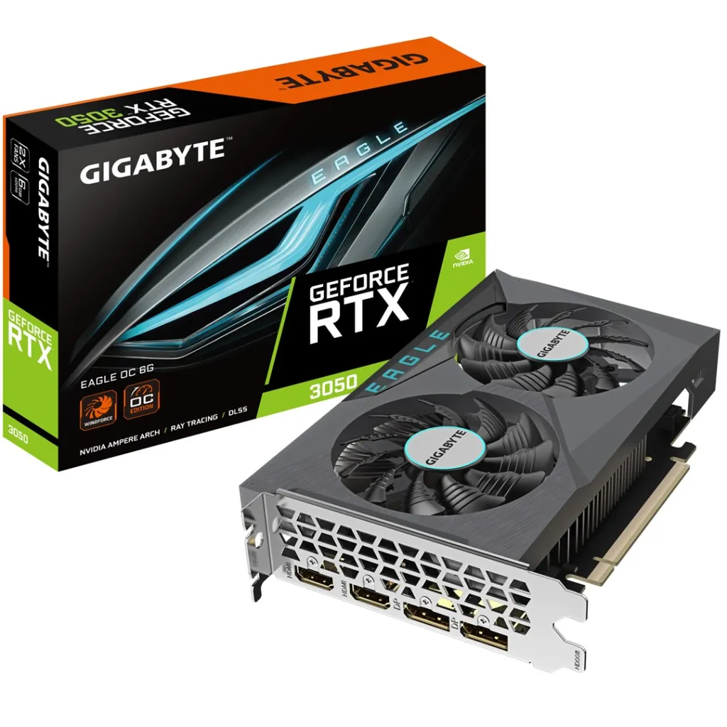 Kartelë grafike Gigabyte GeForce RTX 3050 Eagle OC 6GB GDDR6 - 1