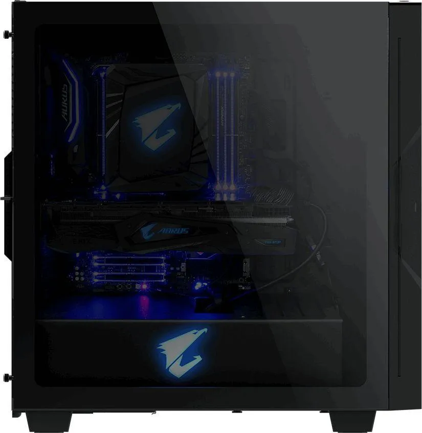 Kasë Gigabyte Aorus C300 Glass RGB, Midi Tower - 3