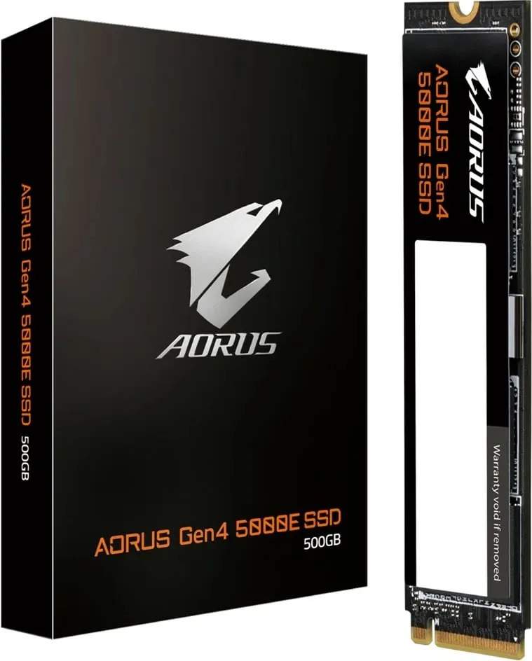 Disk SSD Gigabyte Aorus Gen4 5000E, 500GB, M.2 2280 PCI-E x4 Gen4 NVMe - 1
