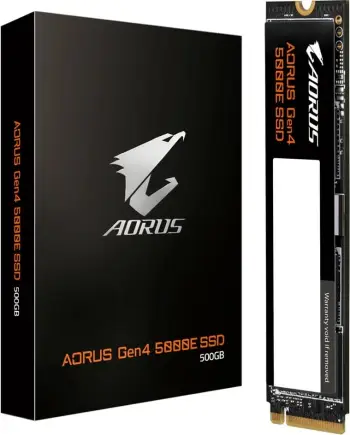 Disk SSD Gigabyte Aorus Gen4 5000E, 500GB, M.2 2280 PCI-E x4 Gen4 NVMe