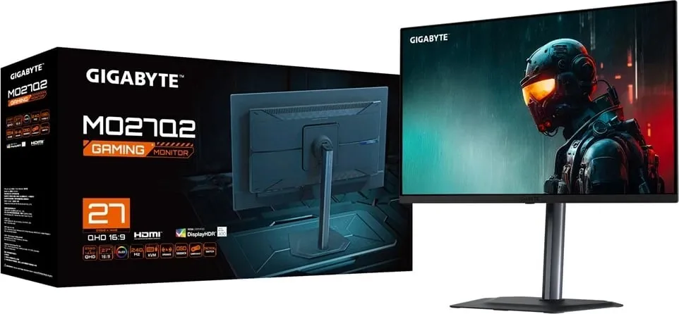 Monitor gaming Gigabyte MO27Q2, 27 inç, OLED, QHD, 240Hz - 6