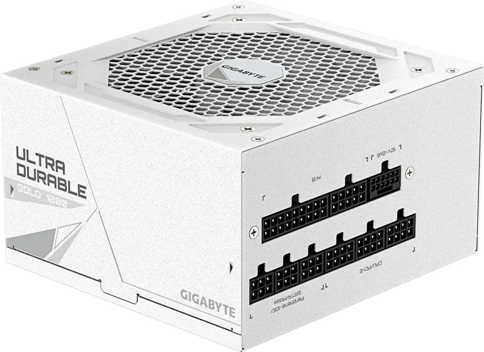 Kasë Gigabyte UD1000GM PG5 ICE, 1000W, 80 PLUS Gold, e bardhë - 3