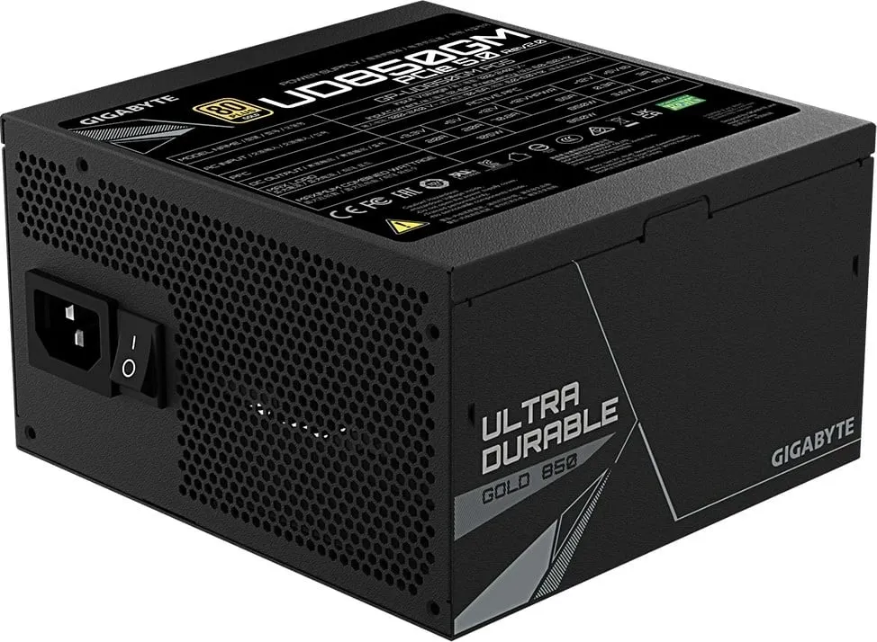 Kasë Gigabyte UD850GM PG5 V2, 850W, 80 PLUS Gold, e zezë - 6