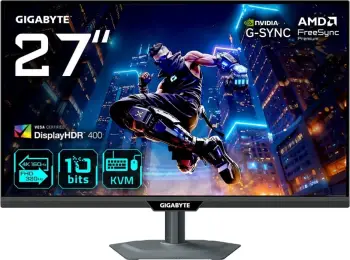 Monitor gaming Gigabyte M27UP, 27", 4K UHD, 160Hz/320Hz, FreeSync Premium Pro, DisplayHDR400, i zi