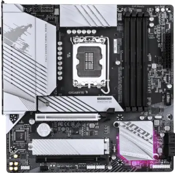 Pllakë amë Gigabyte B760M AORUS ELITE WIFI6E GEN5, Socket 1700, DDR5, Wi-Fi 6E, PCIe 5.0, E zezë