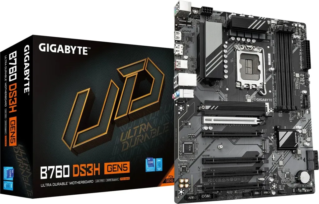 Pllakë amë Gigabyte B760 DS3H GEN5, ATX, Socket 1700 - 1