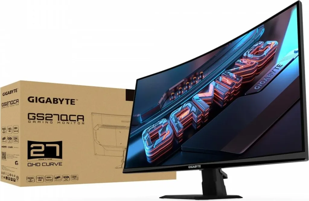 Monitor kompjuteri GIGABYTE GS27QCA, 27", Quad HD 2560 x 1440, i zi - 9