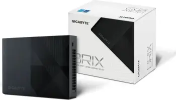 Kasë mini-PC Gigabyte BRIX GB-BNI3-N305, Raptor Lake N, e zezë