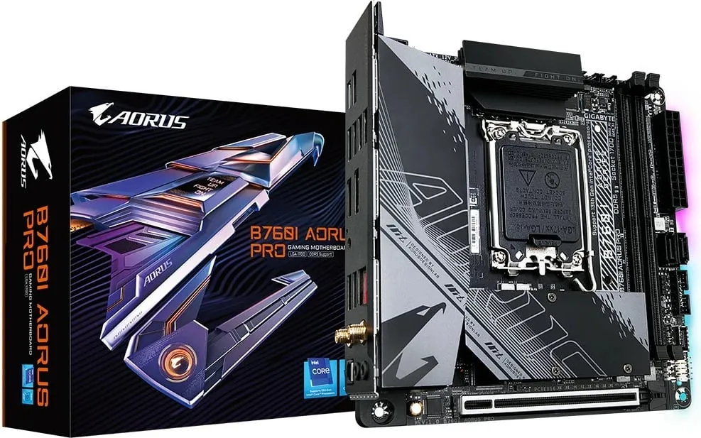 Pllakë amë Gigabyte GA-B760I AORUS PRO, Socket 1700, DDR5, mini ITX - 5