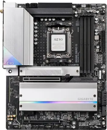 Pllakë amë Gigabyte B650 AERO G, AM5, DDR5, e zezë