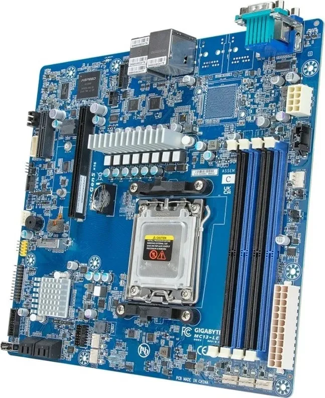Pllakë amë Gigabyte MC13-LE0, micro ATX, Blu - 1