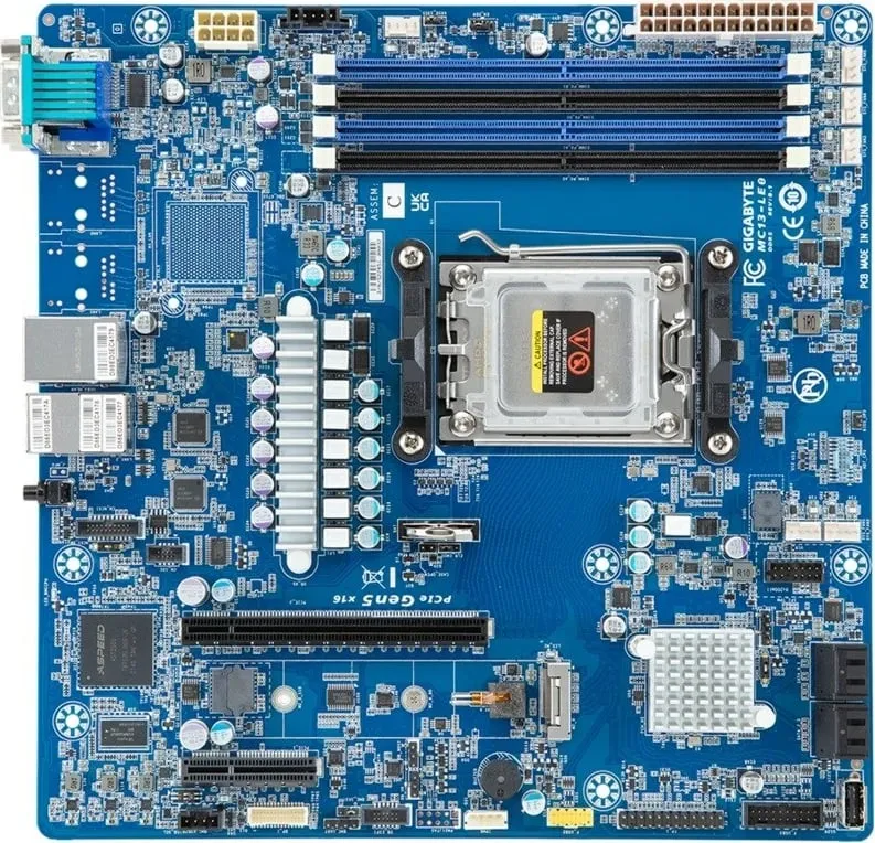 Pllakë amë Gigabyte MC13-LE0, micro ATX, Blu - 2
