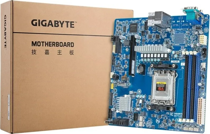 Pllakë amë Gigabyte MC13-LE0, micro ATX, Blu - 3
