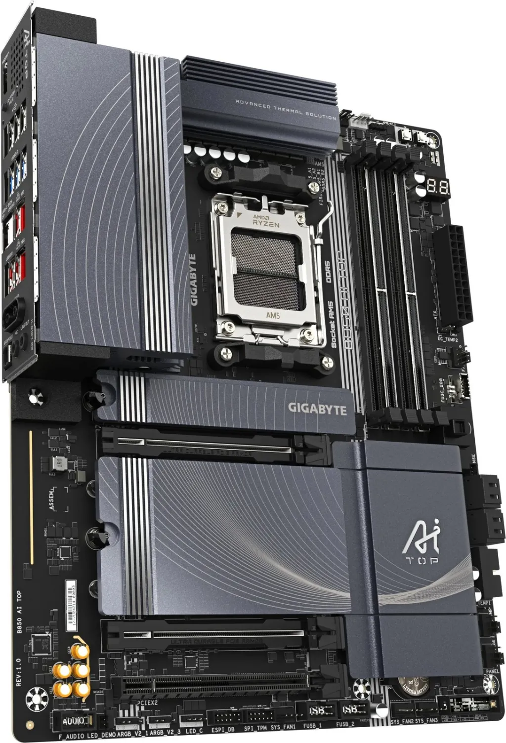 Pllakë amë Gigabyte B850 AI TOP, AM5 - 3