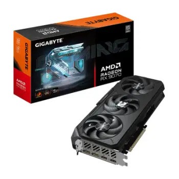 Kartelë grafike Gigabyte Radeon RX 9070 GAMING OC, 16GB, E zezë
