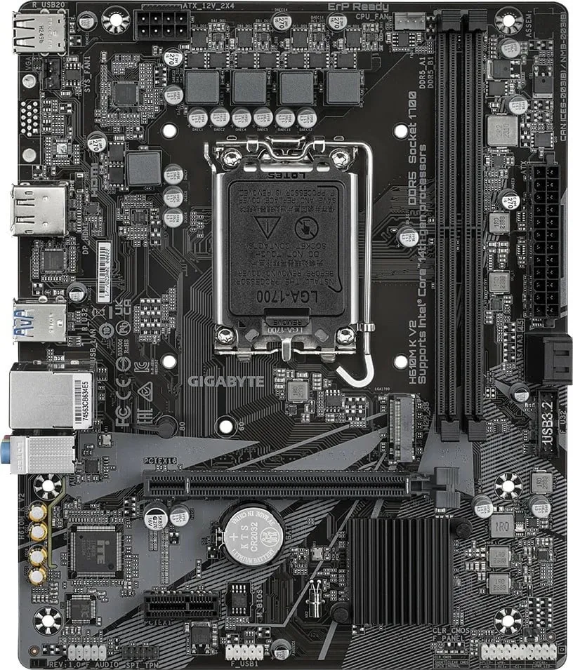Pllakë amë Gigabyte GA-H610M K V2, Socket 1700, micro ATX - 2