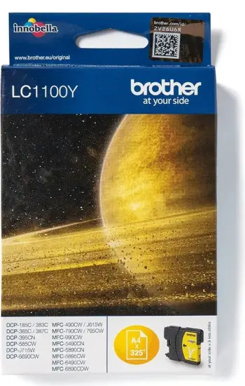 Ngjyrë printeri Brother LC-1100Y, 5.5ml, e verdhë