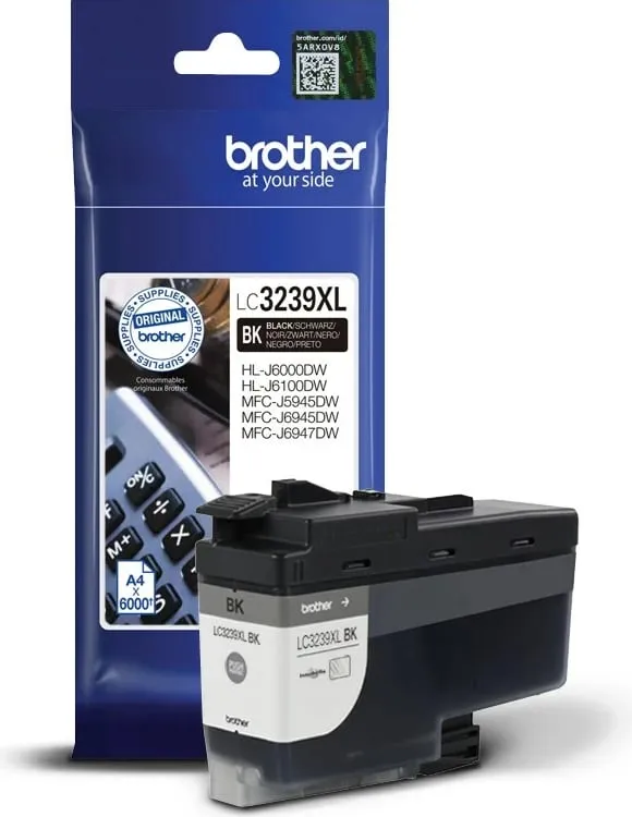 Ngjyrë për printer Brother LC3239XLBK, me rendiment të lartë, e zezë - 1