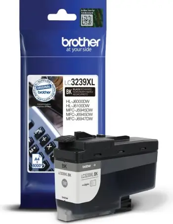 Ngjyrë për printer Brother LC3239XLBK, me rendiment të lartë, e zezë