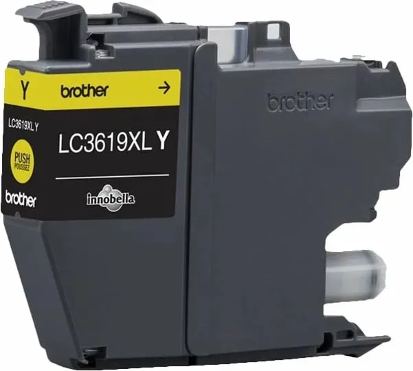 Ngjyrë për printer Brother LC-3619XLY, 1500 faqe, e verdhë - 2
