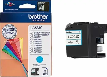 Ngjyrë për printer Brother LC-223C, e kaltër