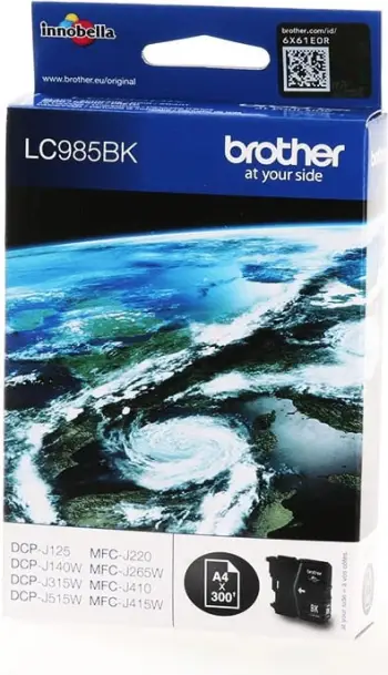 Ngjyrë për printer Brother LC-985BK, 9 ml, e zezë