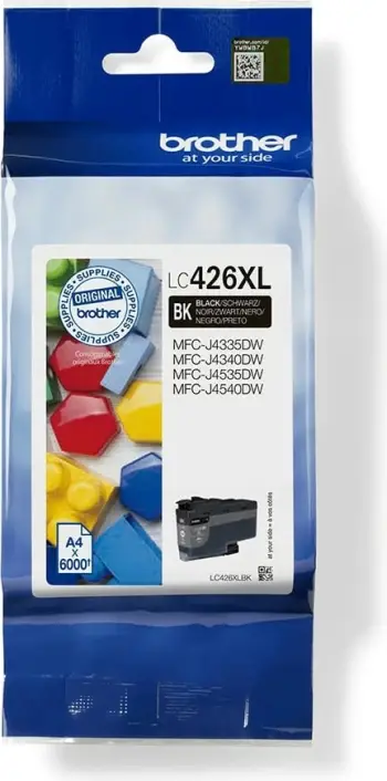Ngjyrë për printer Brother LC426XLBK, e zezë