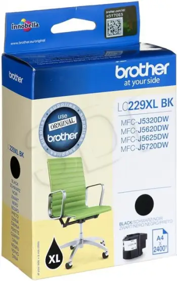 Ngjyrë për printer Brother Original LC229XLBK, e zezë