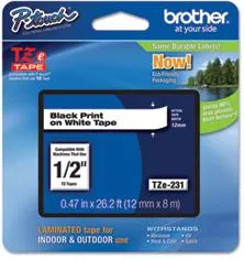 Shirit për printer Brother TZE151, 24mm, e tejdukshme - 1