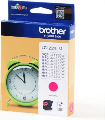 Ngyjrë Brother LC-125XLM, magenta