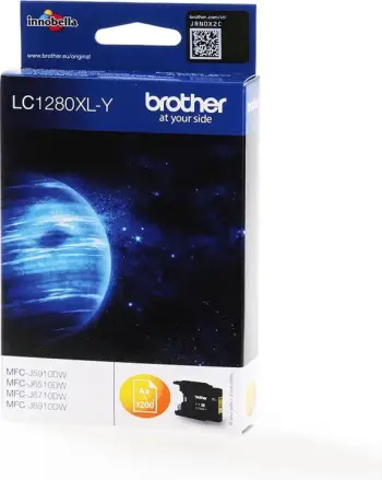Ngjyrë Brother LC-1280XLY, e verdhë
