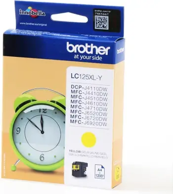Ngjyrë Brother LC-125XLY, e verdhë