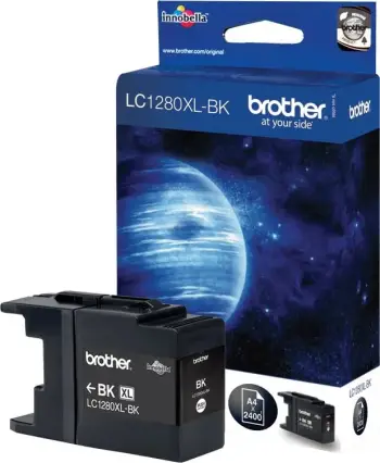 Ngjyrë për printer Brother LC-1280XLBK, 2400 faqe, e zezë
