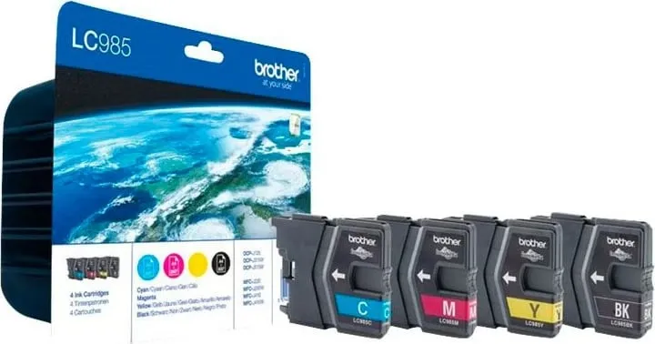 Set me ngjyra Brother LC-985 VALBP - 2