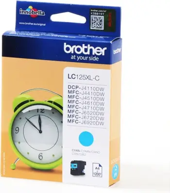 Ngjyrë Brother LC-125XLC, e kaltër e lehtë