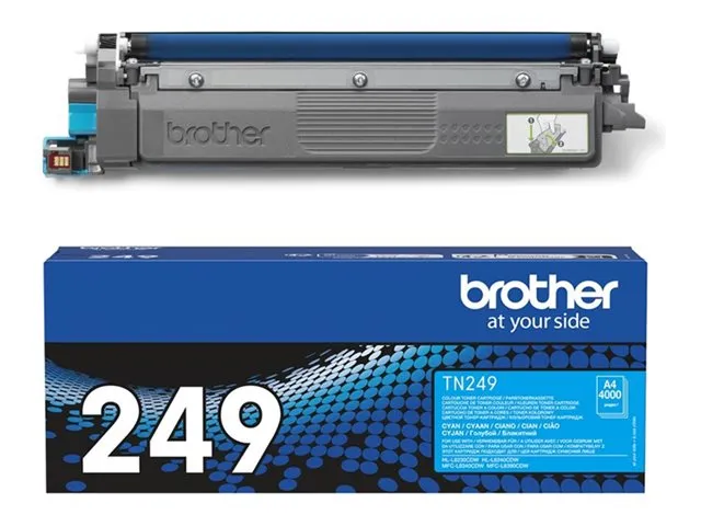 Toner për printer Brother TN-249C, 4000 faqe, cyan - 1